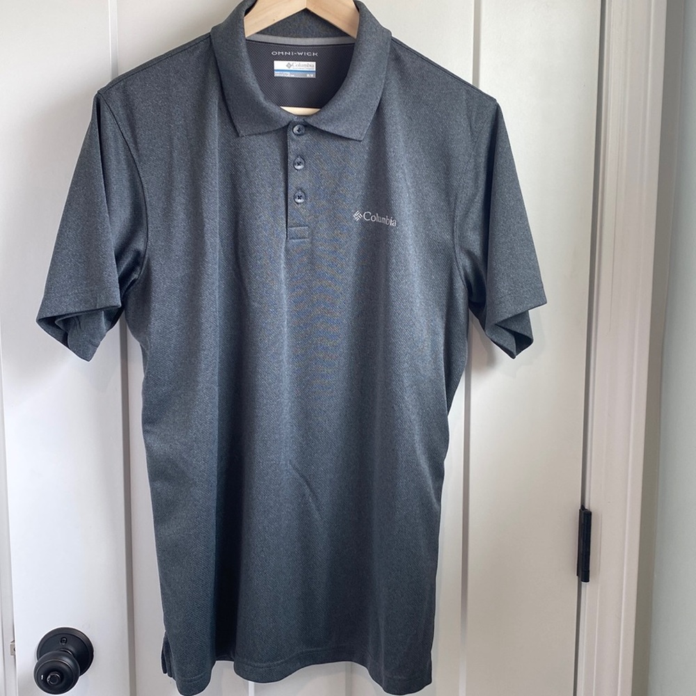 Columbia Men's Omni-wick Polo gray medium